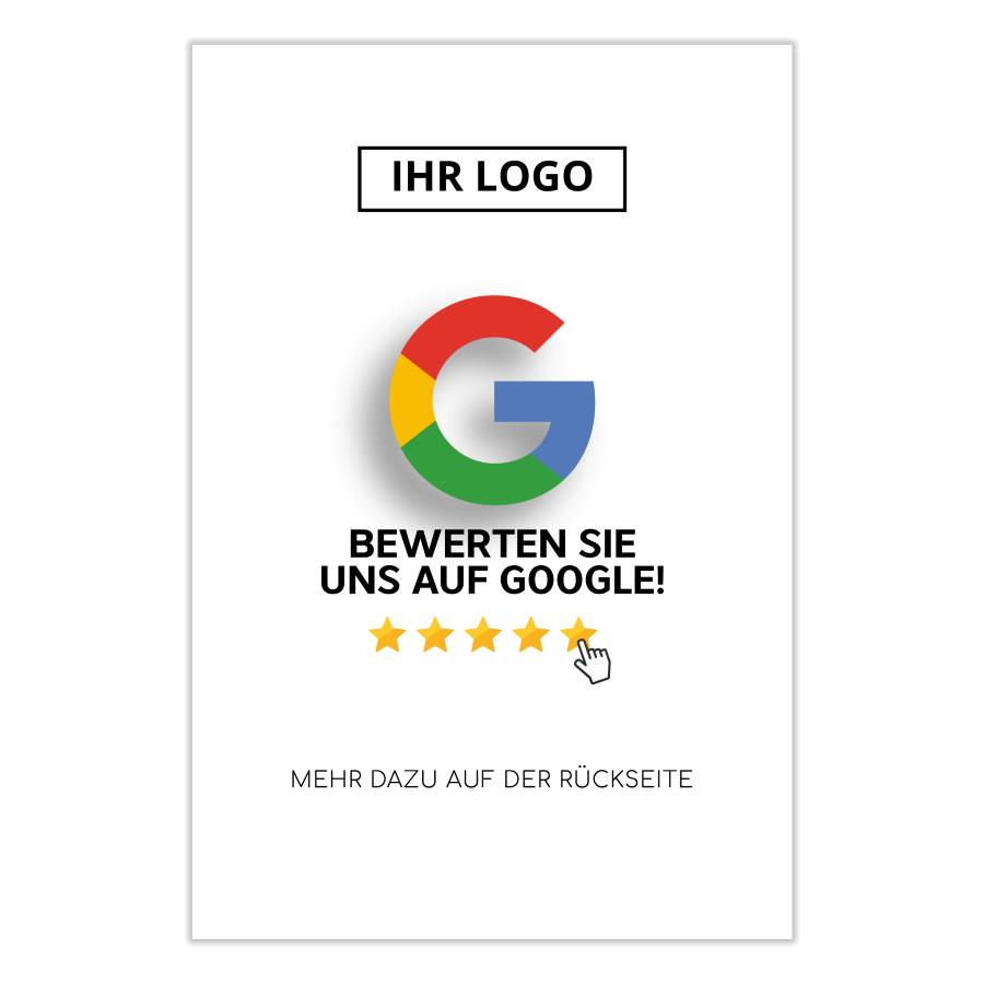 Bewerten Sie uns auf Google Paket 2 - DIN A6 Karten und Aufkleber