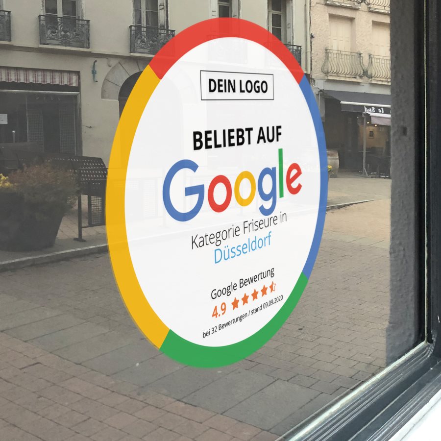 beliebt auf google s Beliebt auf Google Aufkleber – Bild 1