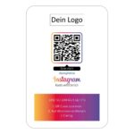 Folge uns auf Instagram Visitenkarte "Clean" mit Instagram QR Code – Bild 3