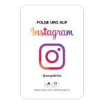 Folge uns auf Instagram Visitenkarte "Clean" mit Instagram QR Code – Bild 2
