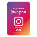 Instagram Paket - Visitenkarte & Aufkleber – Bild 2