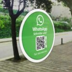 WhatsApp Aufkleber Rund Clean – Bild 2
