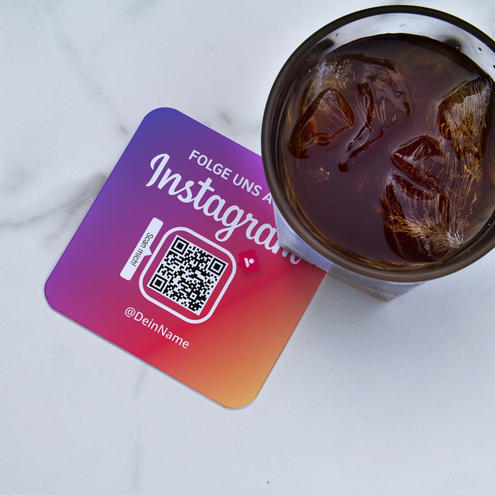 Instagram Bierdeckel Color Square