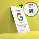 Bewerten Sie uns auf Google Paket 3 - Karten und Aufkleber Edition 2021