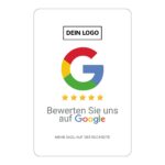 Bewerten Sie uns auf Google Visitenkarte Clean Edition mit Google Bewertung QR Code – Bild 3