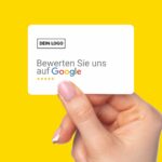 Bewerten Sie uns auf Google Visitenkarte Simple mit Google Bewertung QR Code – Bild 2