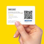 Bewerten Sie uns auf Google Visitenkarte Simple mit Google Bewertung QR Code – Bild 3