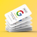Bewerten Sie uns auf Google Visitenkarte Clean Edition mit Google Bewertung QR Code