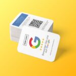 Bewerten Sie uns auf Google Visitenkarte Clean Edition mit Google Bewertung QR Code – Bild 2