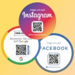 Social Media Aufkleber Paket Essential