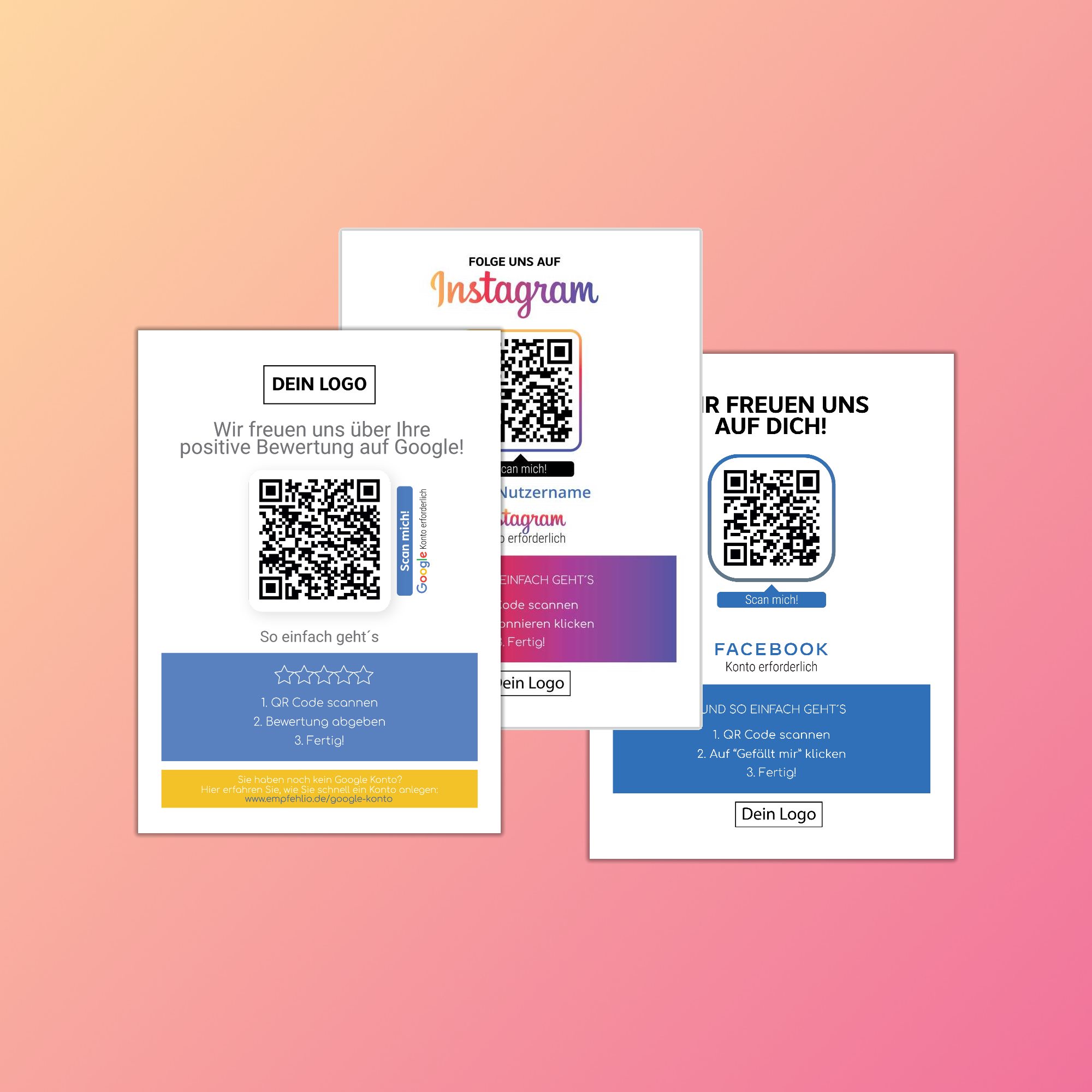 Social Media Karten Paket Essential