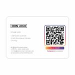 Folge uns auf Instagram Visitenkarte "Icon" mit Instagram QR Code – Bild 5