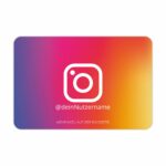 Folge uns auf Instagram Visitenkarte "Icon" mit Instagram QR Code – Bild 4