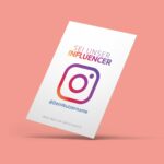 Instagram Influencer Karte Clean
