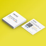 Bewerten Sie uns auf Google Visitenkarte Square mit Google Bewertung QR Code – Bild 3