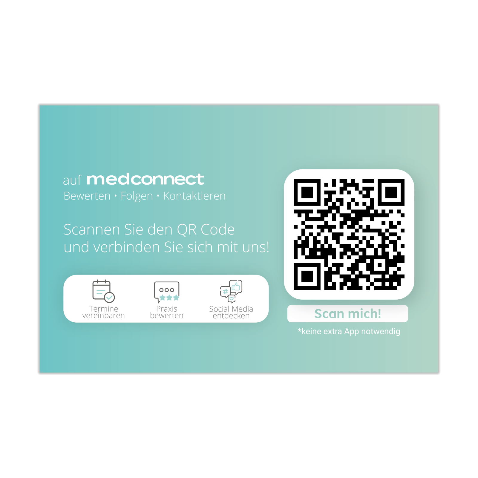 medconnect QR Code Visitenkarte