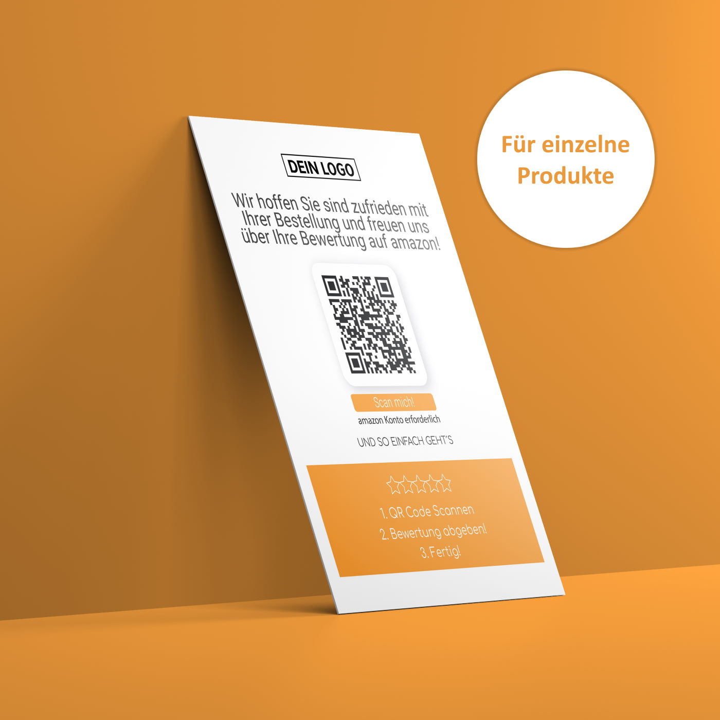 Bewertungskarten für amazon Bewertungen