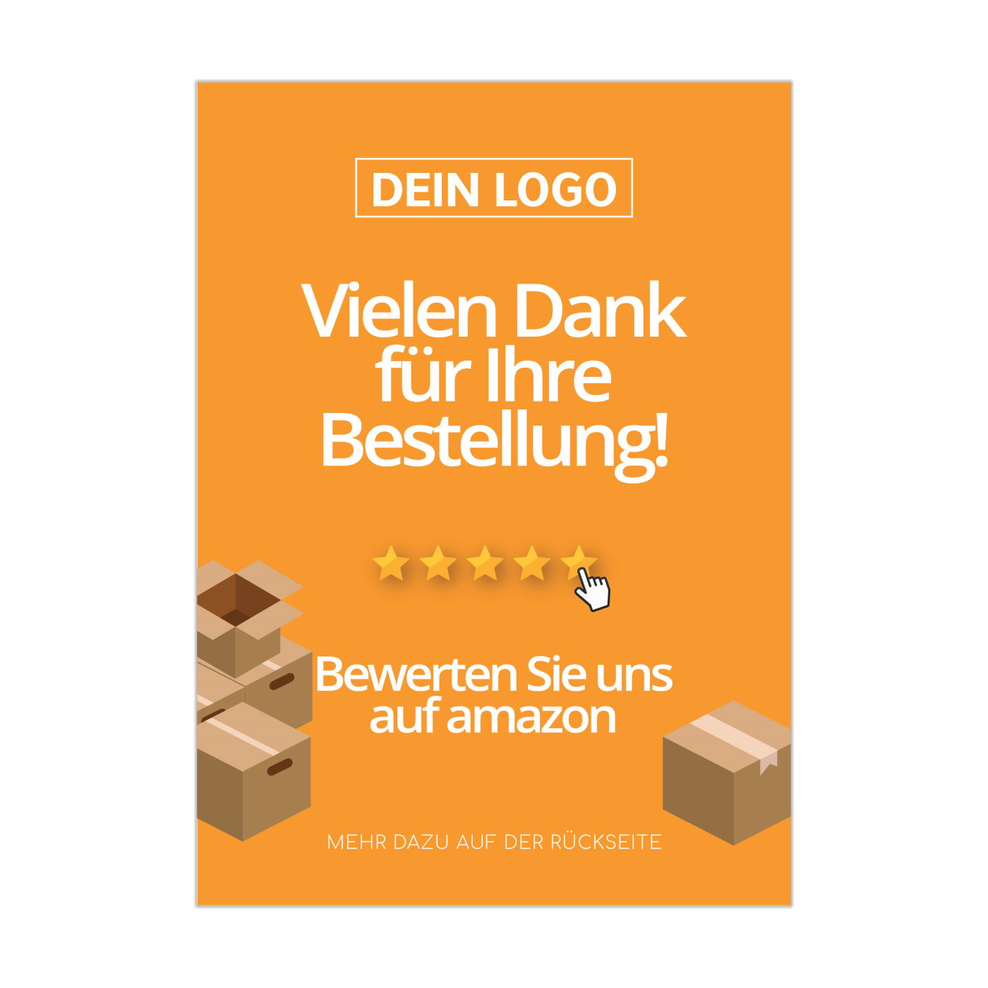 Bewertungskarten für amazon Bewertungen