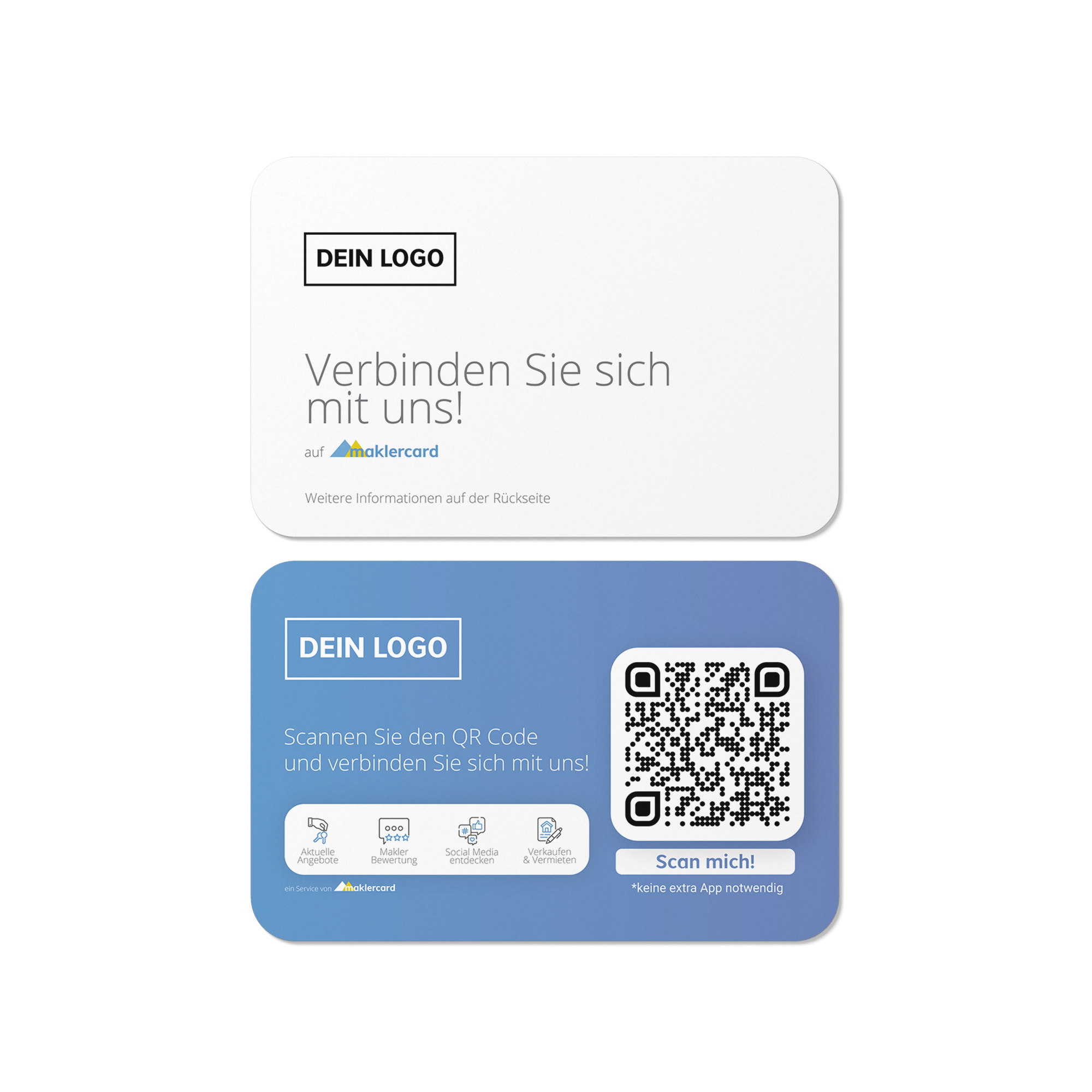 maklercard - Die Visitenkarte für Immobilienmakler