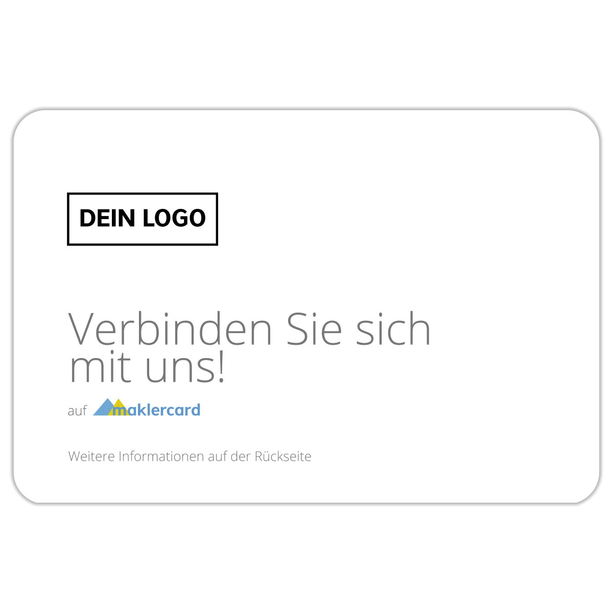 maklercard - Die Visitenkarte für Immobilienmakler