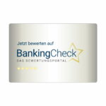 Bewerten Sie uns auf BankingCheck Visitenkarte Silver – Bild 2