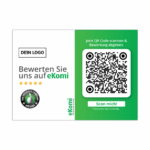 Bewerten Sie uns auf eKomi Aufkleber mit QR Code – Bild 2