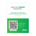 Bewerten Sie uns auf eKomi Karte Clean Edition – Bild 4
