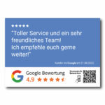 Google Bewertungsaufkleber "Testimonial" mit QR Code – Bild 5