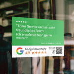 Google Bewertungsaufkleber "Testimonial" mit QR Code – Bild 3