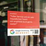 Google Bewertungsaufkleber "Testimonial" mit QR Code – Bild 4