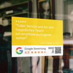 Google Bewertungsaufkleber "Testimonial" mit QR Code – Bild 2