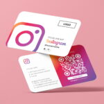 Folge uns auf Instagram Visitenkarte "Iconic" mit Instagram QR Code – Bild 3