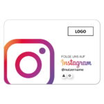 Folge uns auf Instagram Visitenkarte "Iconic" mit Instagram QR Code – Bild 4