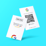Bewerten Sie uns auf Google Visitenkarte "Fresh" mit Google Bewertung QR Code – Bild 2