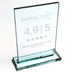 Banking Check Trust Aufsteller / Trophäe