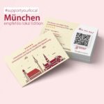 Google Bewertung Visitenkarte "München" mit Google Bewertung QR Code