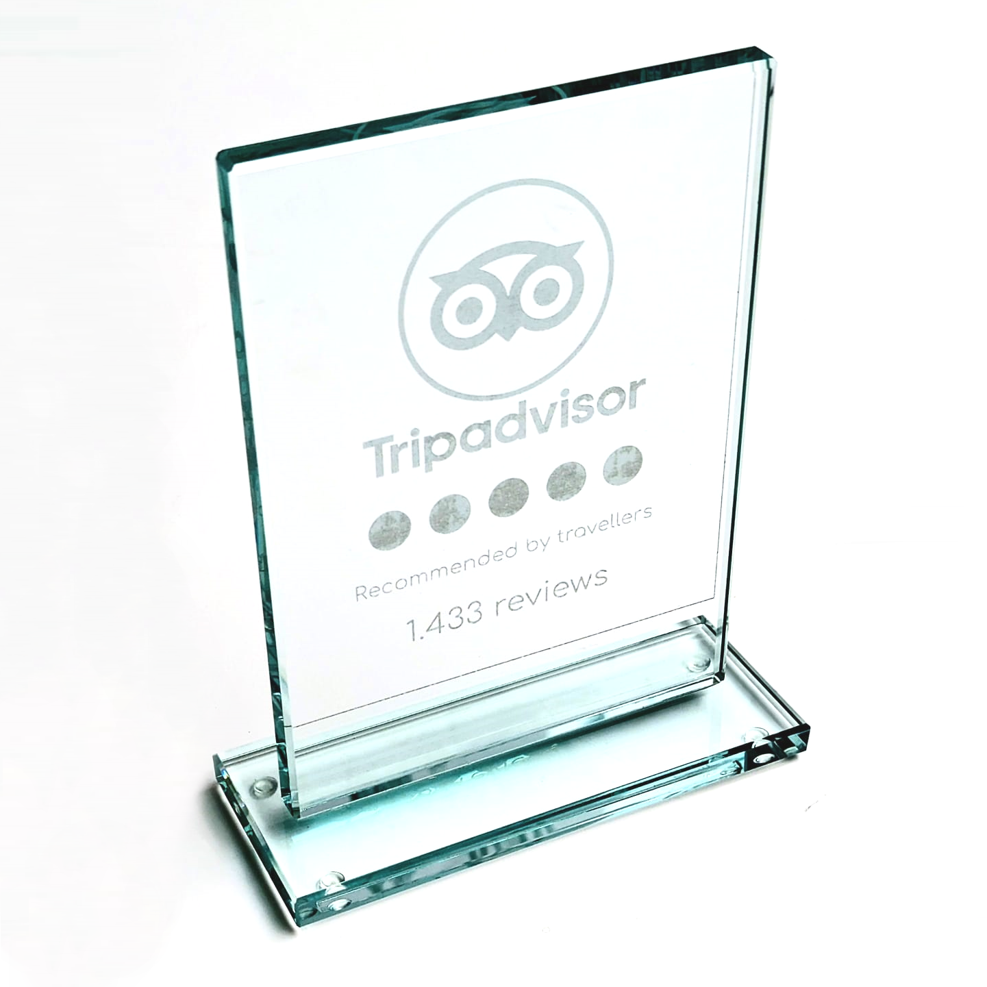 TripAdvisor Trust Aufsteller / Trophäe