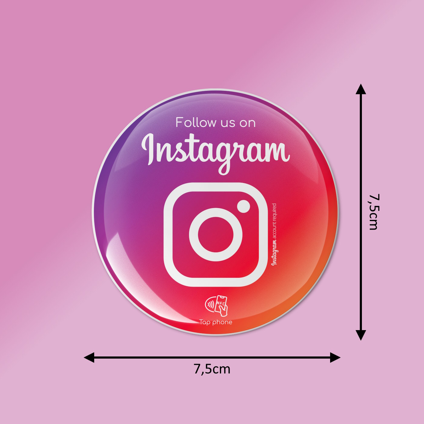 Instagram NFC Tag Action Button