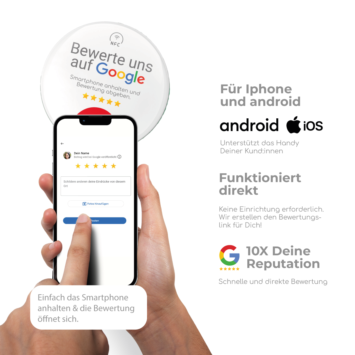 Google Bewertung NFC Bundle 2
