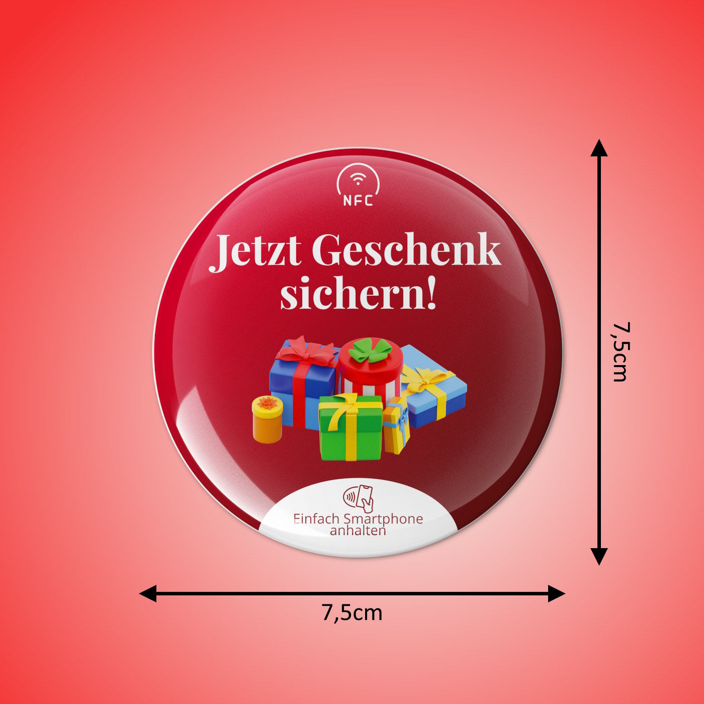 XMAS Geschenk NFC Tag Action Button