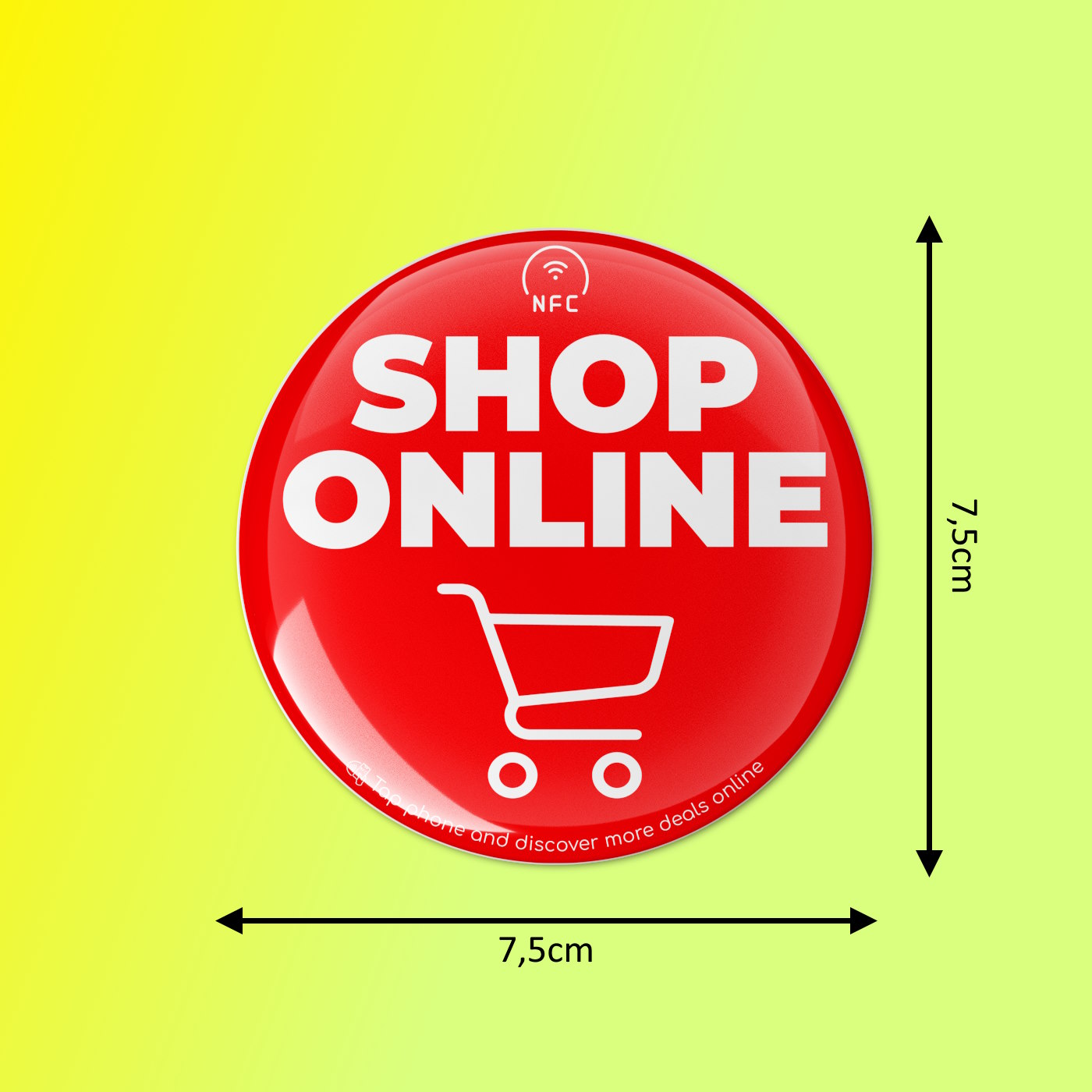 Online Shop NFC Tag Action Button