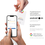 Google Bewertung NFC Karte "Color" mit Google Bewertung QR Code – Bild 24