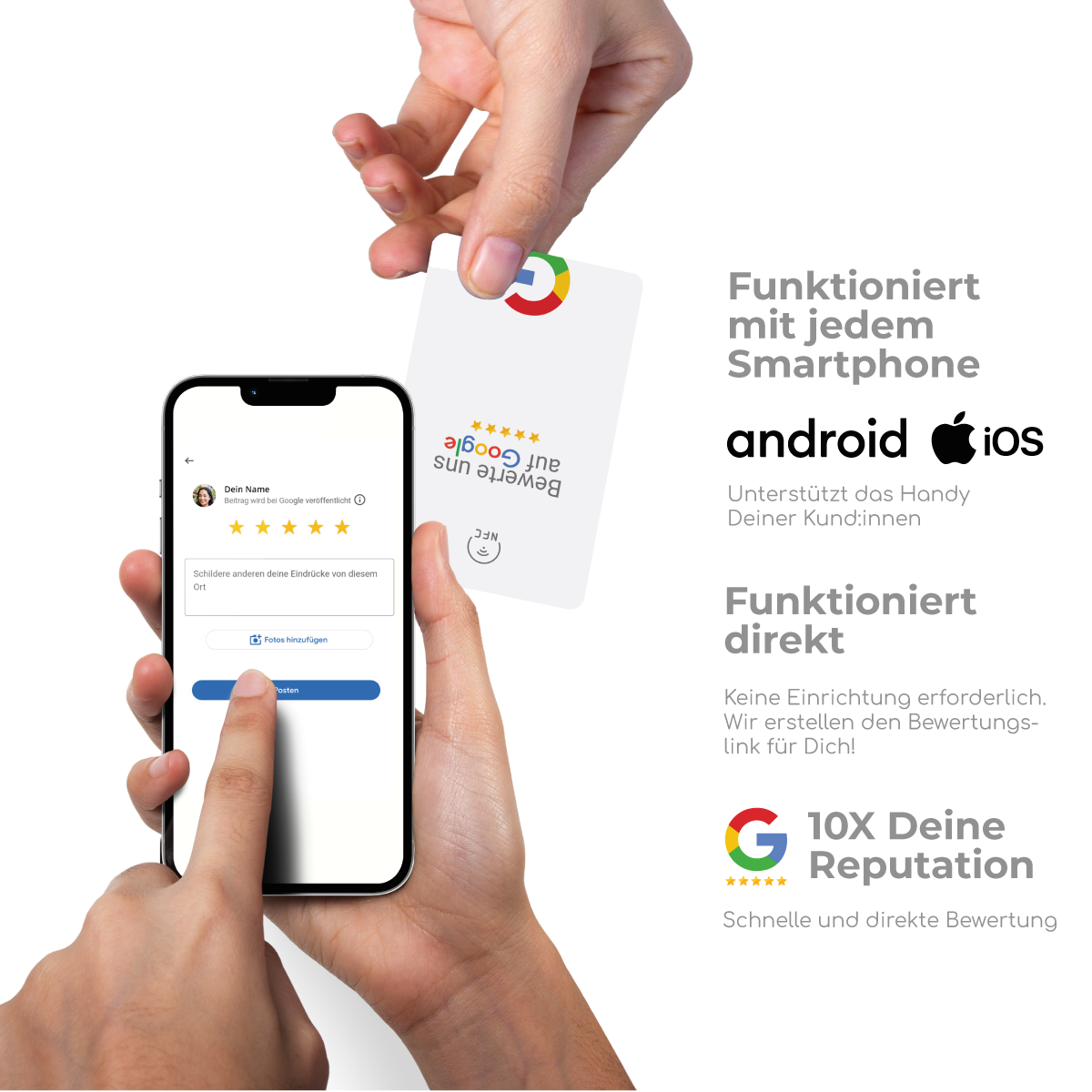 Google Bewertung NFC Bundle 1