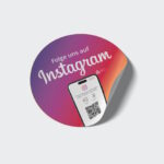 Instagram NFC Sticker "Tap" mit Instagram QR Code – Bild 2