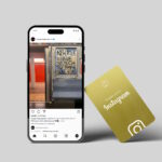 Folge uns auf Instagram NFC Metall Visitenkarte "Tap Premium" – Bild 3