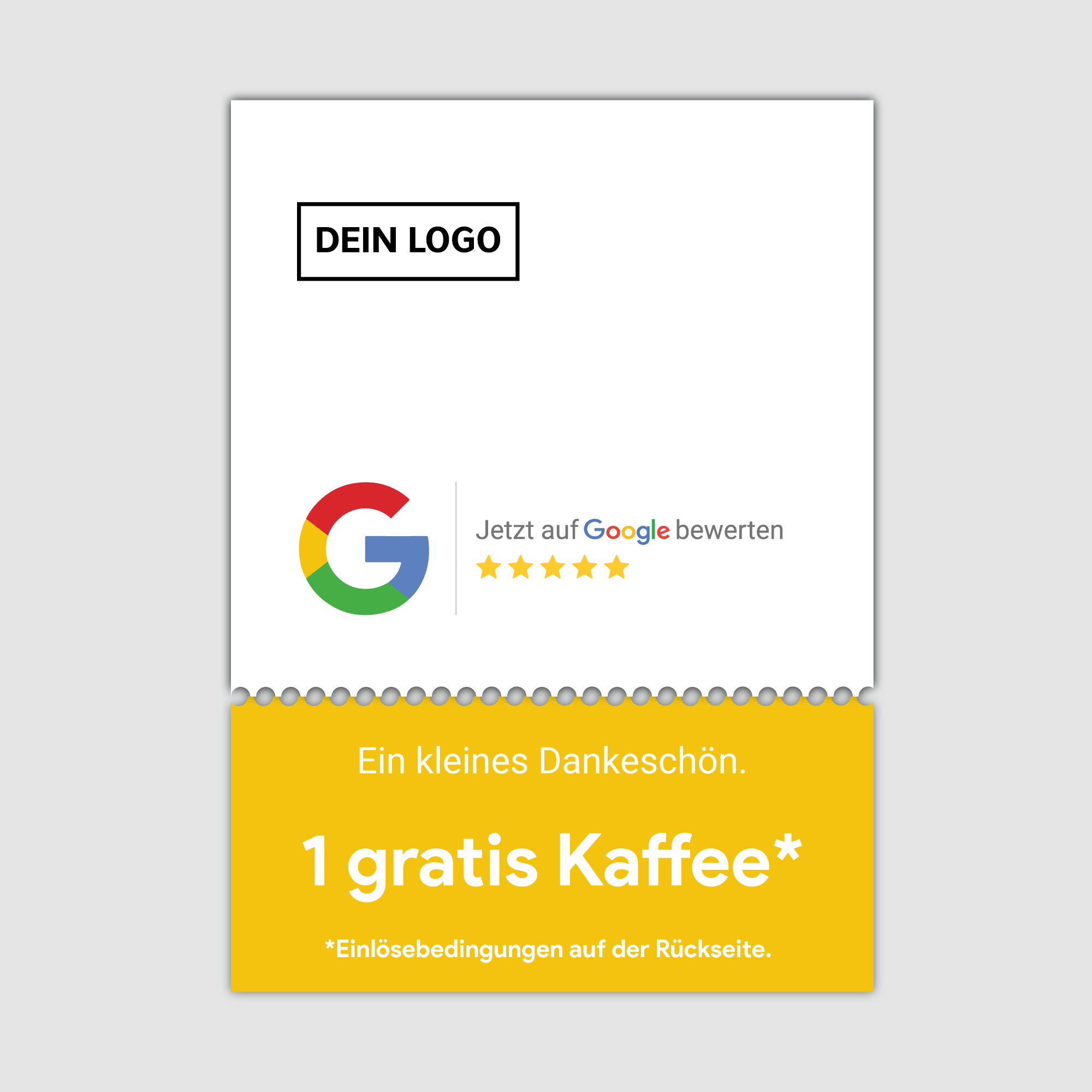 Google Bewertung Karte "Bonus"