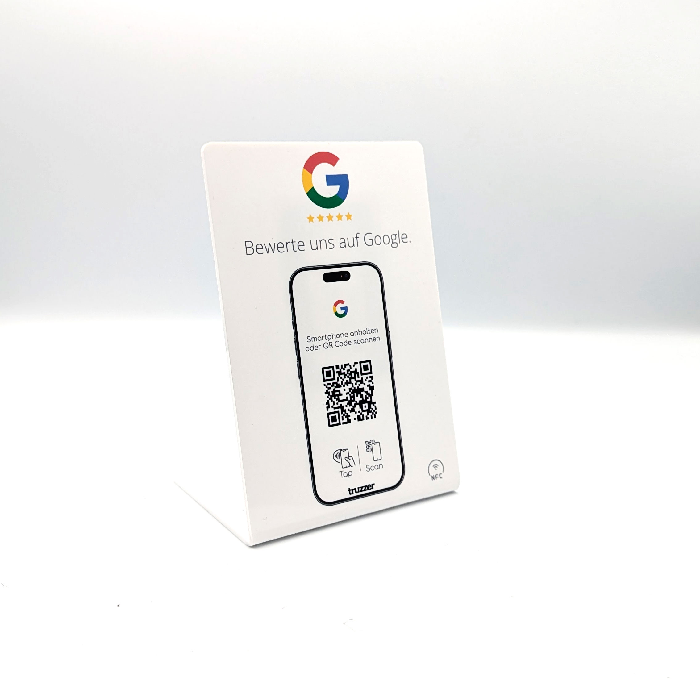 Google Bewertung NFC Schild Aufsteller / Display Tap - 16cm