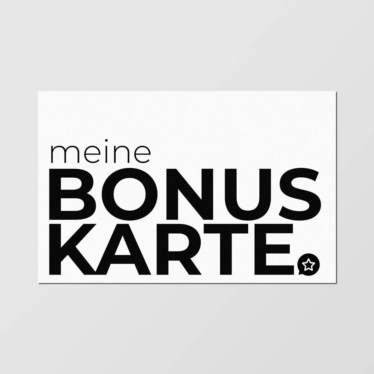 Bonuskarten / Treuekarten / Stempelkarten Simple