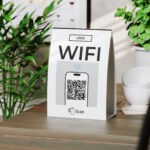 WIFI QR Code Tischaufsteller Clean – Bild 5