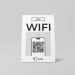 WIFI QR Code Tischaufsteller Clean – Bild 4